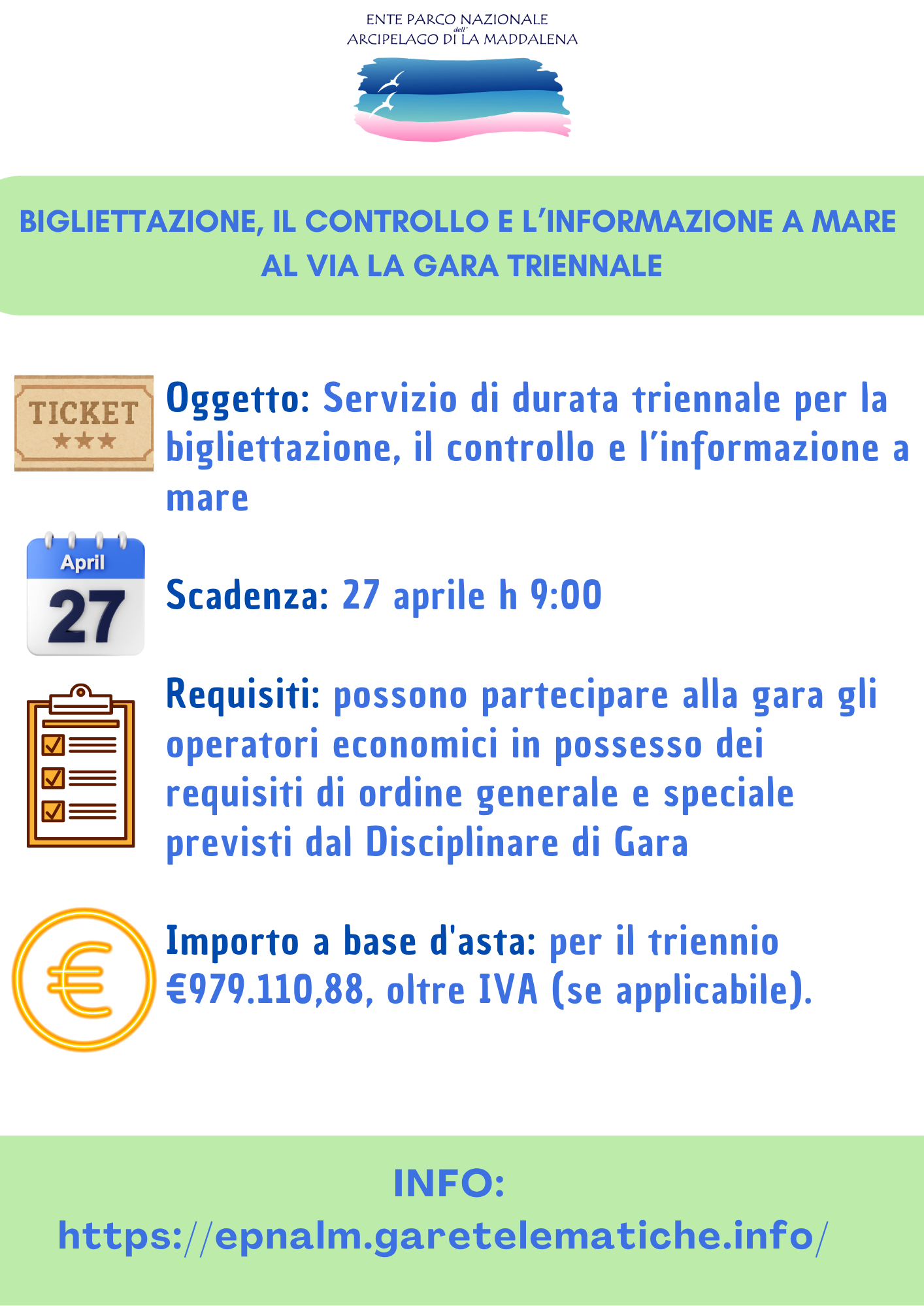 Bigliettazione, controllo e informazioni a mare: al via la gara