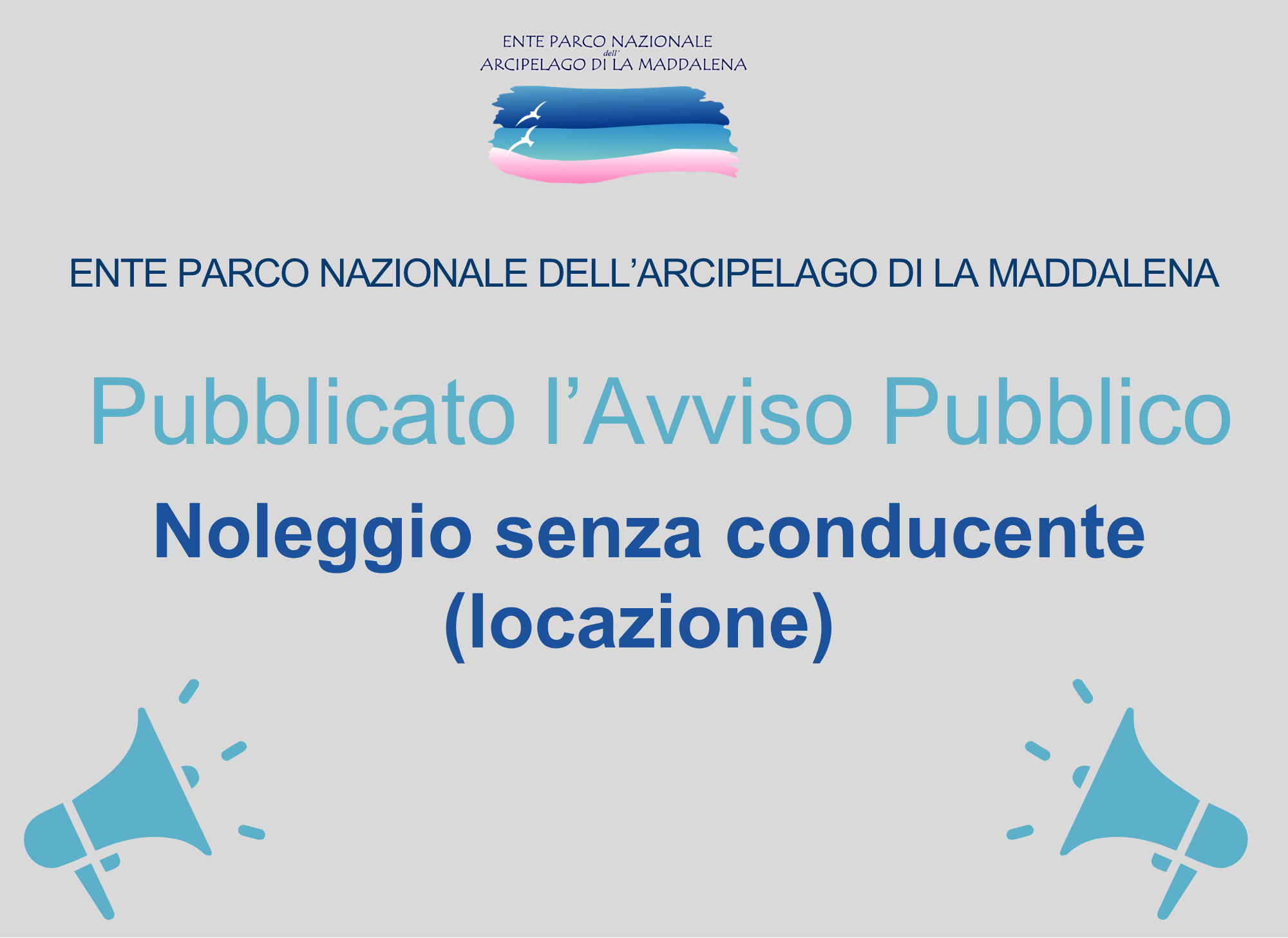 Avviso Pubblico Noleggio senza conducente (locazione) 2026