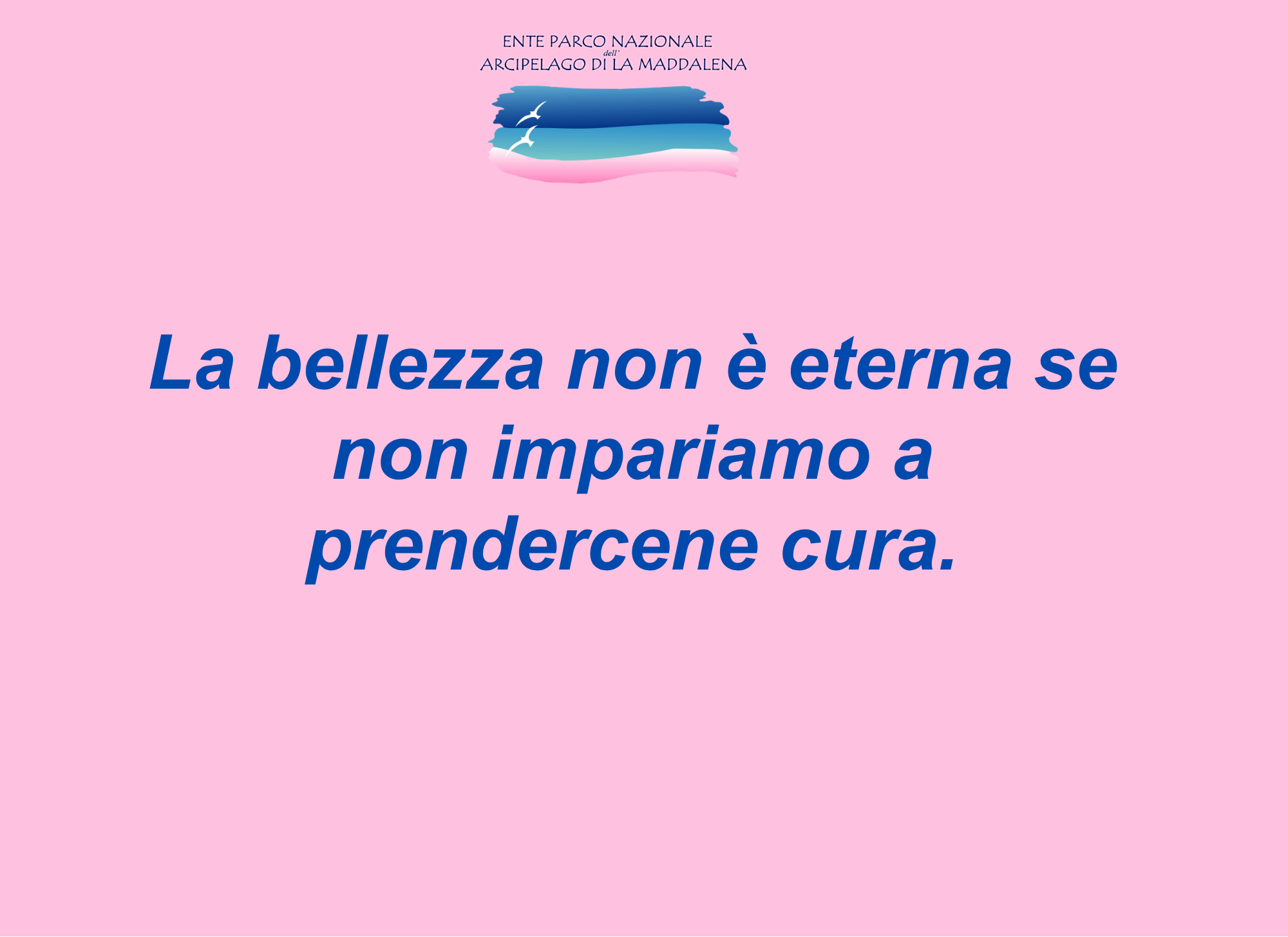 La bellezza non � eterna: impariamo a prendercene cura.
